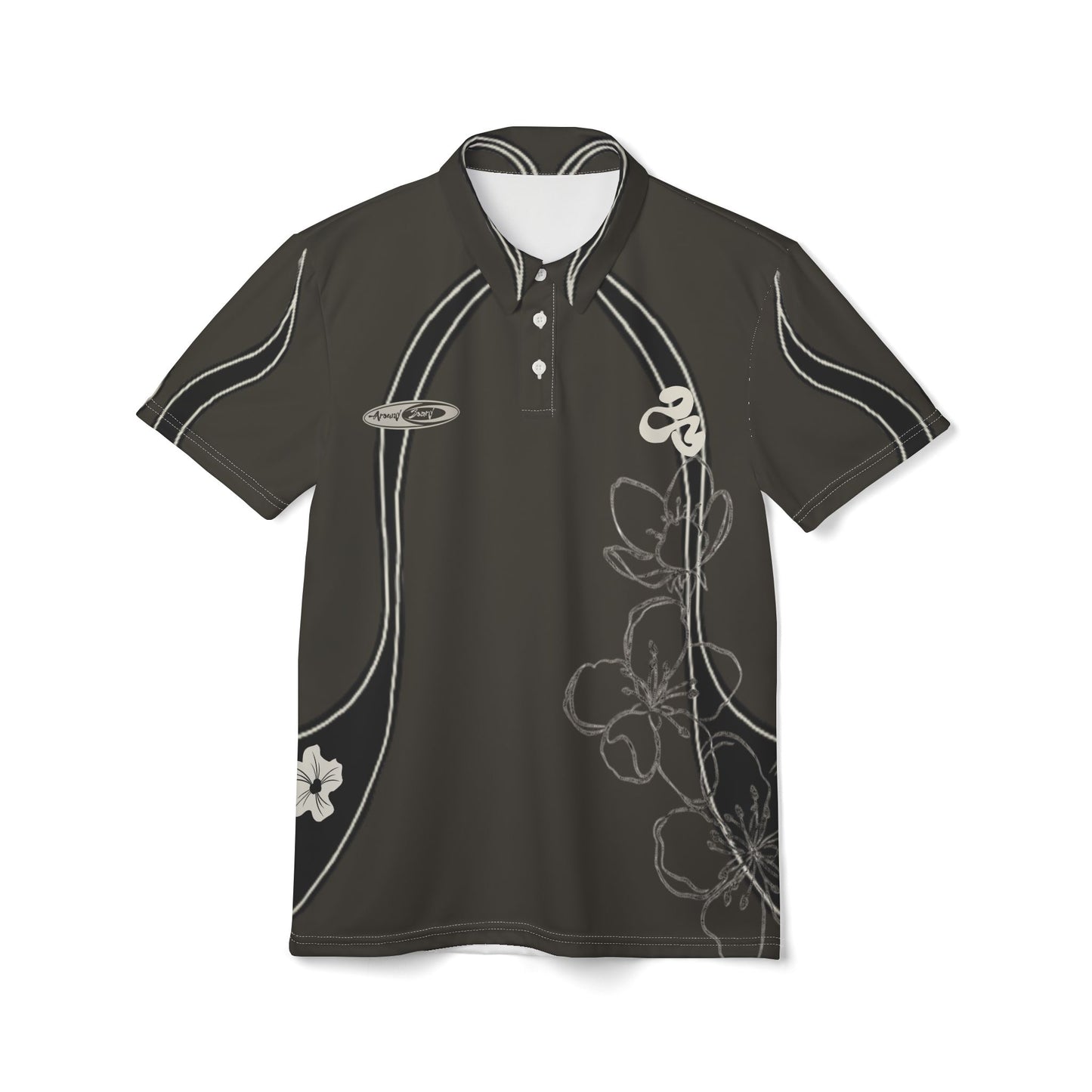 Polo Shirt flora2