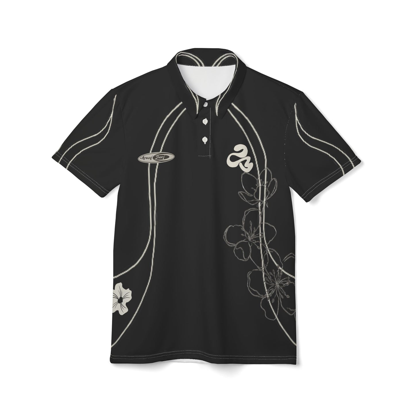 Polo Shirt flora2
