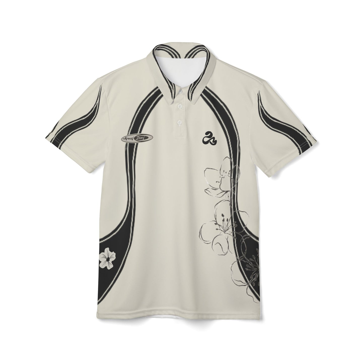 Polo Shirt flora2