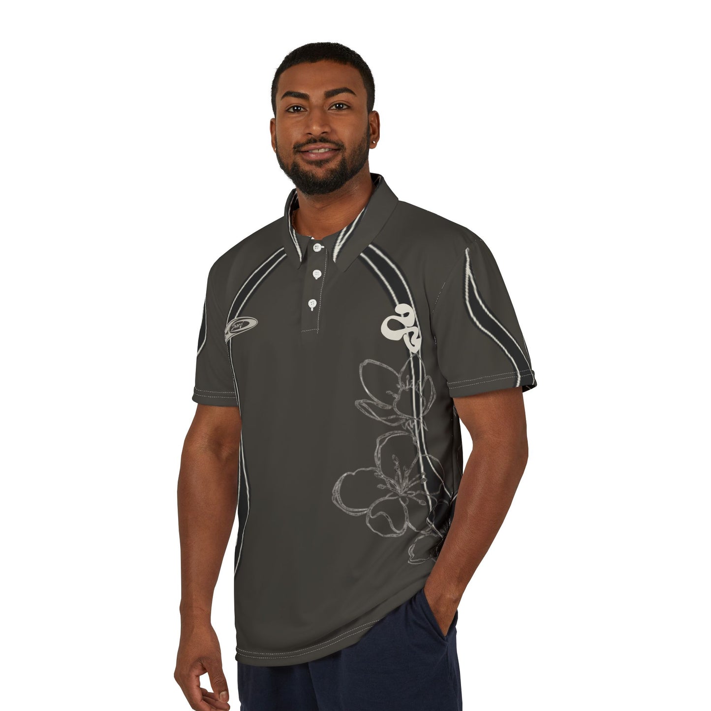 Polo Shirt flora2